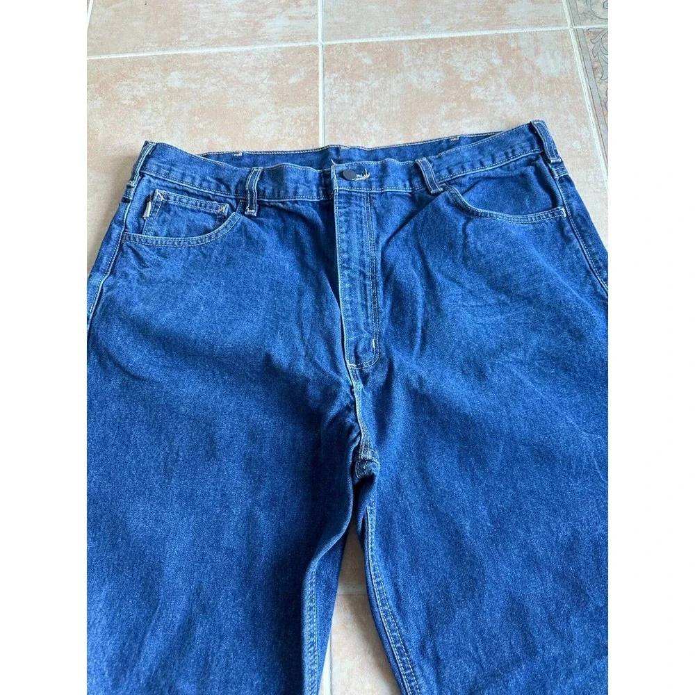 Carhartt cat 2 relaxed fit‎ flame resistant Blue Jeans Men size 40 x 34